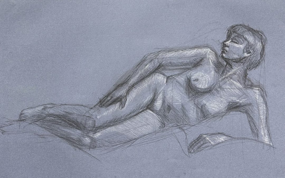 Nude in Blue