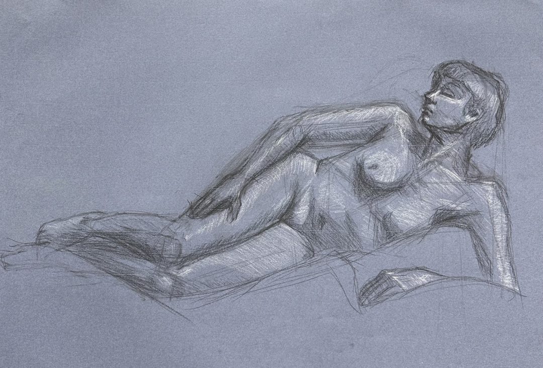 Nude in Blue