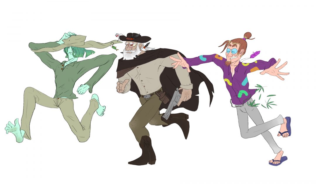 Flanigan, Ace, and Alfred
