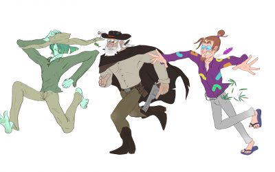 Flanigan, Ace, and Alfred