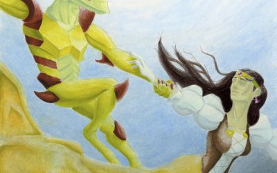 The Frog Prince Gouache